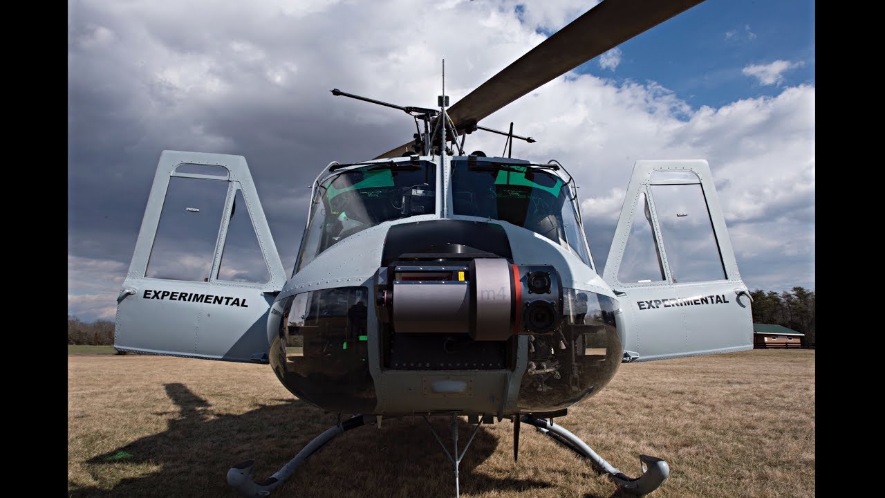 Photo of The Autonomous Aerial Cargo/Utility System (AACUS) fully autonomous helicopter.
