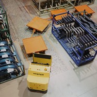 Graphical depiction of the Material Transport project