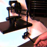 Graphical depiction of the Knee Surgery Simulation project