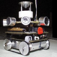 Graphical depiction of the Millibots project