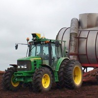 Graphical depiction of the Peat Moss Harvesting project