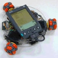 Graphical depiction of the Palm Pilot Robot Kit project