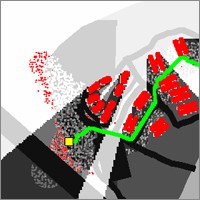 Graphical depiction of the Robotic Simulation project