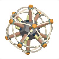 Graphical depiction of the Hopping Robots project