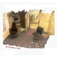 Graphical depiction of the Robust Navigation by Probabilistic Volumetric Sensing project