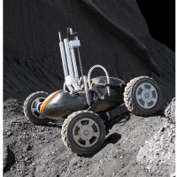 Portrait of Lunar Rover for Polar Crater Exploration