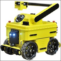 Graphical depiction of the Sensabot Inspection Robot project