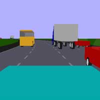 Graphical depiction of the Simulated Highways for Intelligent Vehicle Algorithms project