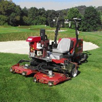 Graphical depiction of the Golf Course Mowing project