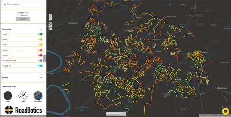 Roadbotics' software image