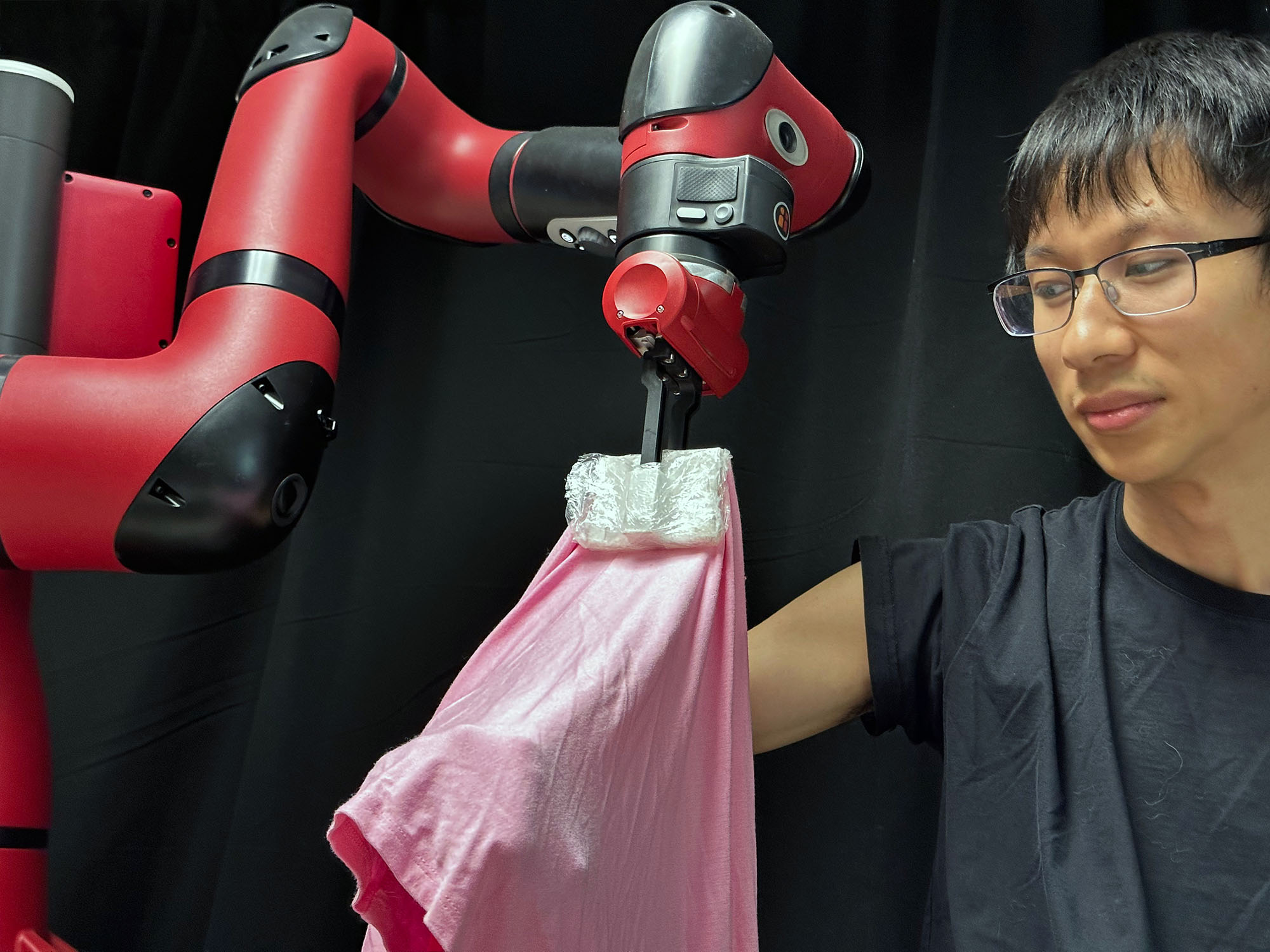 Image for CMU Robot Puts on Shirts One Sleeve at a Time